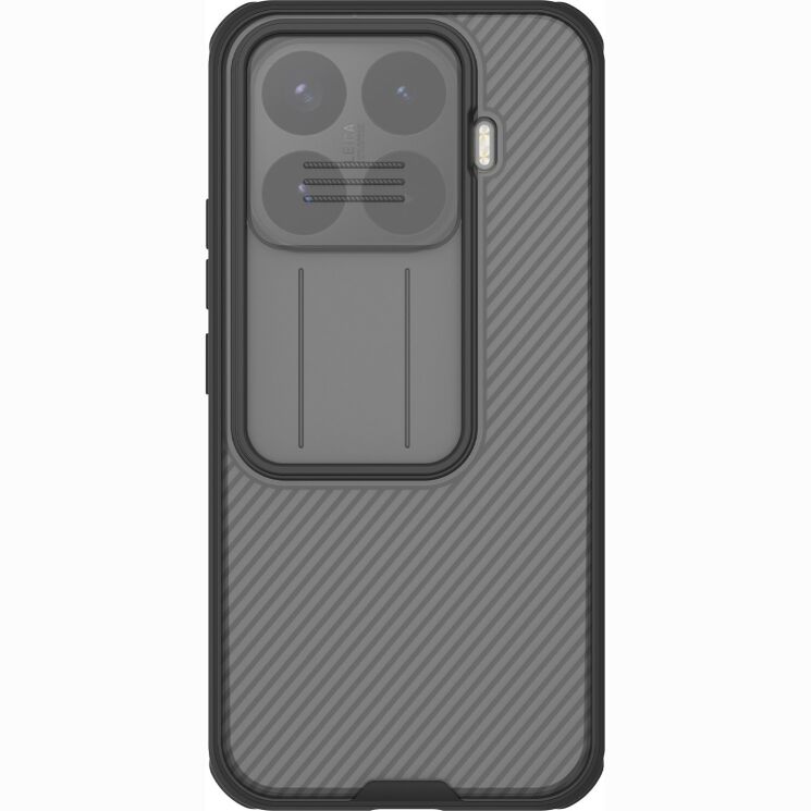 Чехол со шторкой для камеры NILLKIN CamShield Pro для Xiaomi 17T - Transparent Black: фото 1 из 14