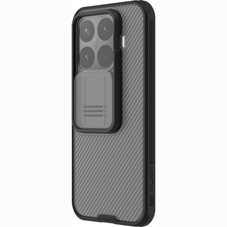 Чехол со шторкой для камеры NILLKIN CamShield Pro для Xiaomi 17T - Transparent Black: фото 2 из 14