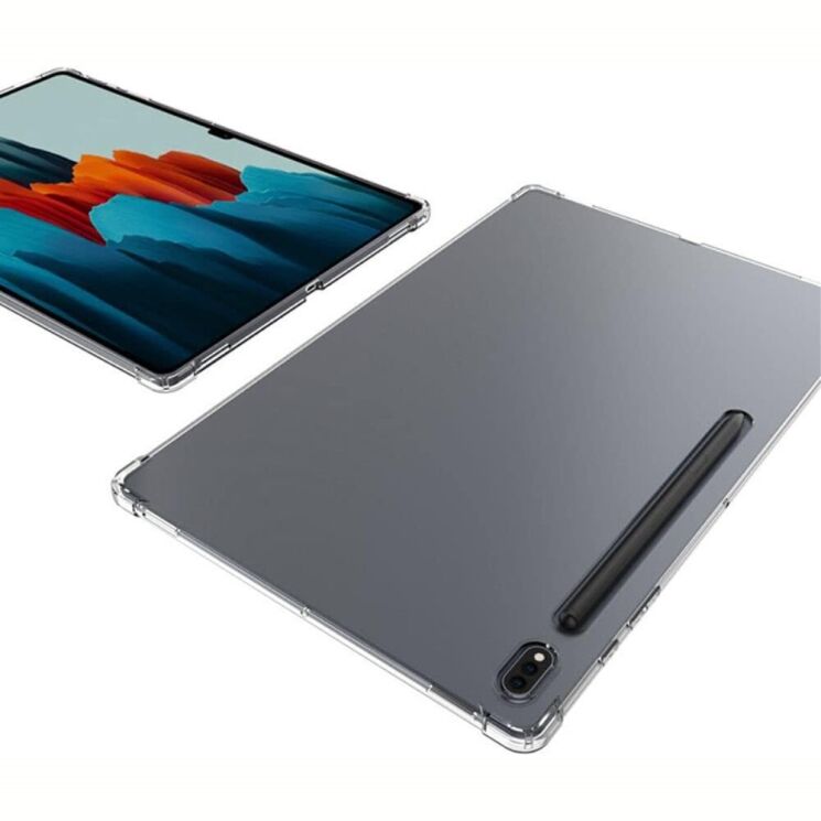 Чехол UniCase Airbag Max для Samsung Galaxy Tab S7 (T870/875) / S8 (X700/706) - Transparent: фото 8 из 8