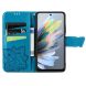 Чехол UniCase Butterfly Pattern для Motorola Moto G05 - Blue (372731L). Фото 3 из 11