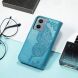 Чехол UniCase Butterfly Pattern для Motorola Moto G05 - Blue (372731L). Фото 6 из 11