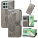 Чохол UniCase Butterfly Pattern для Motorola Moto G75 - Grey (367821H). Фото 4 з 10