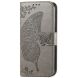 Чохол UniCase Butterfly Pattern для Motorola Moto G75 - Grey (367821H). Фото 5 з 10