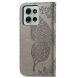 Чохол UniCase Butterfly Pattern для Motorola Moto G75 - Grey (367821H). Фото 6 з 10