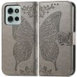 Чохол UniCase Butterfly Pattern для Motorola Moto G75 - Grey (367821H)