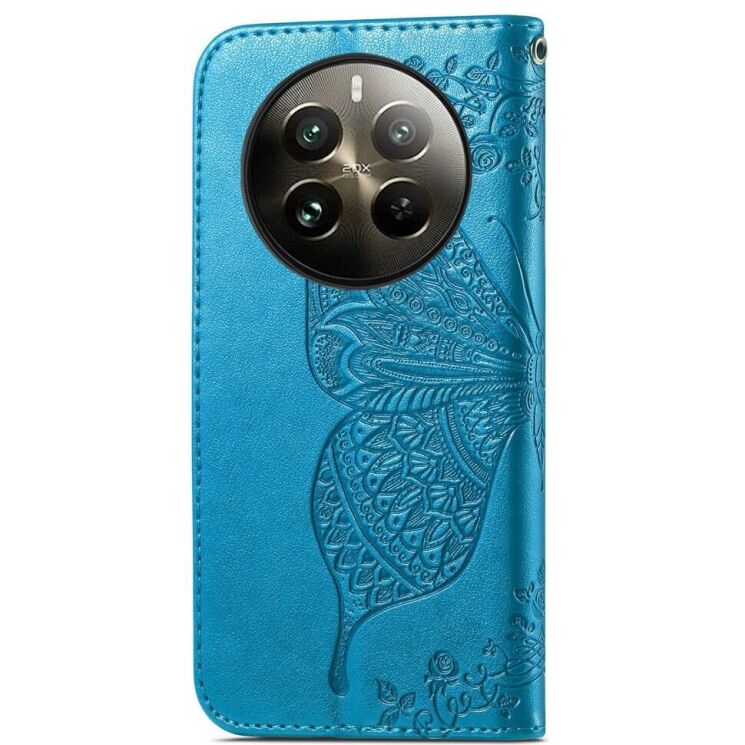 Чохол UniCase Butterfly Pattern для Realme 12 Pro / 12 Pro+ - Blue: фото 5 з 8