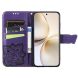 Чехол UniCase Butterfly Pattern для Realme 14 Pro Plus - Dark Purple (379337DV). Фото 3 из 9