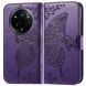Чехол UniCase Butterfly Pattern для Realme 14 Pro Plus - Dark Purple (379337DV). Фото 2 из 9