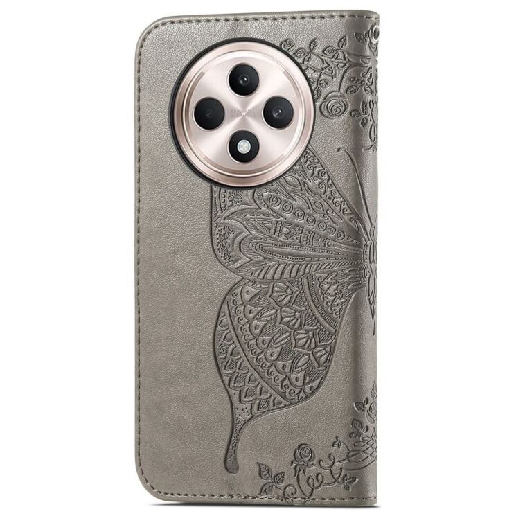 Чехол UniCase Butterfly Pattern для TECNO Spark 30C - Grey: фото 6 из 10