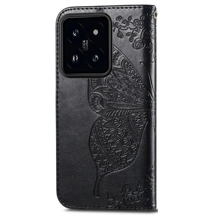 Чехол UniCase Butterfly Pattern для Xiaomi 14T - Black: фото 4 из 5