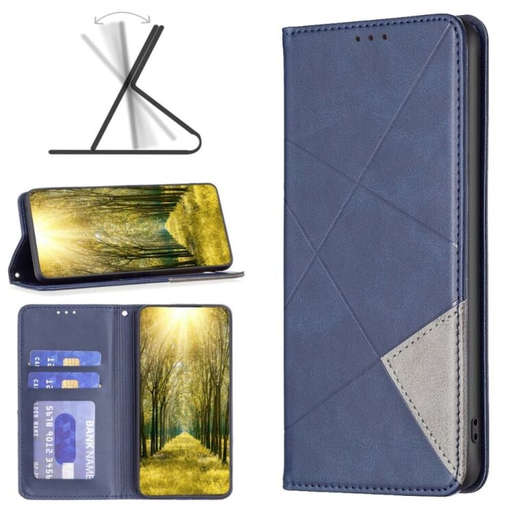 Чехол UniCase Geometric Pattern для Honor 90 - Blue: фото 2 из 7