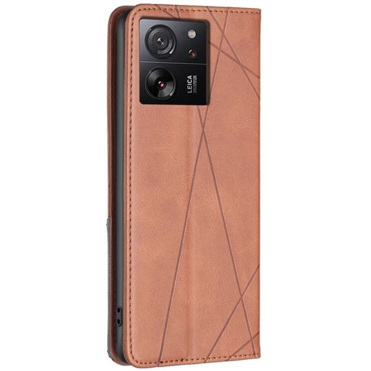 Чехол UniCase Geometric Pattern для Xiaomi 13T / 13T Pro - Brown: фото 4 из 7