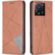 Чехол UniCase Geometric Pattern для Xiaomi 13T / 13T Pro - Brown (338433Z). Фото 1 из 7