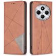 Чехол UniCase Geometric Pattern для Xiaomi Redmi 14C / Redmi A4 5G / Poco C75 - Brown (366000Z)
