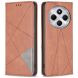 Чехол UniCase Geometric Pattern для Xiaomi Redmi 14C / Redmi A4 5G / Poco C75 - Brown (366000Z). Фото 1 из 8