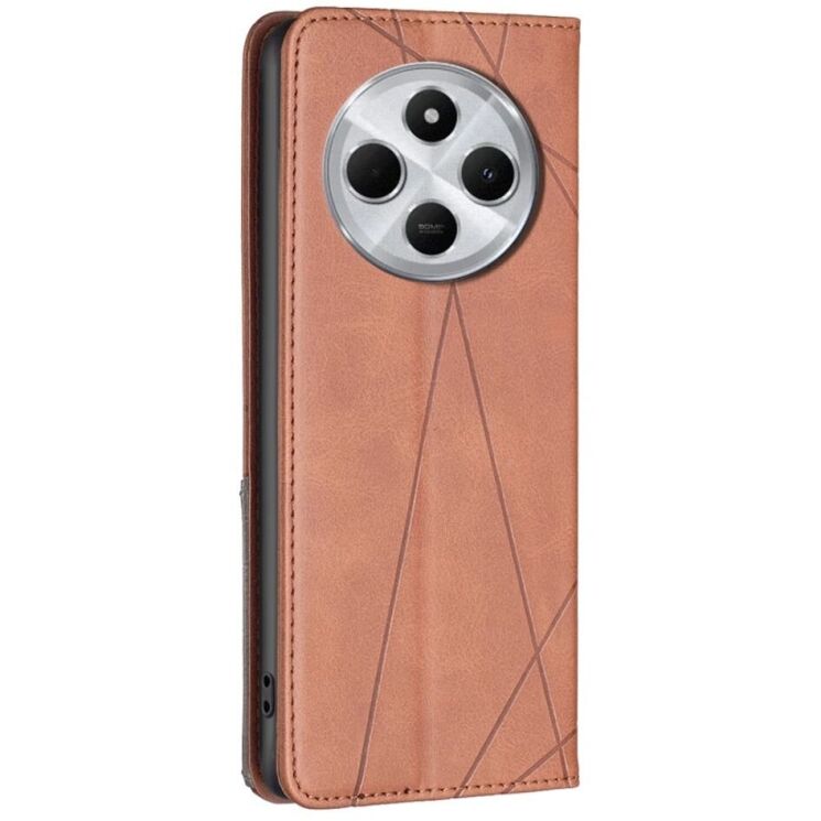 Чехол UniCase Geometric Pattern для Xiaomi Redmi 14C / Redmi A4 5G / Poco C75 - Brown: фото 3 из 8