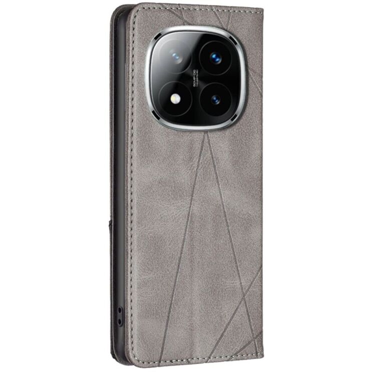 Чохол UniCase Geometric Pattern для Xiaomi Redmi Note 14 Pro 5G / Note 14 Pro Plus - Grey: фото 3 з 8