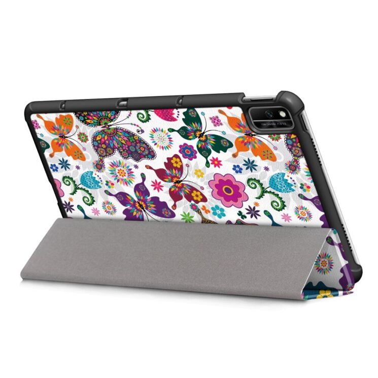 Чехол UniCase Life Style для Huawei MatePad 10.4 (2020/2022) - Butterflies and Flowers: фото 2 из 8