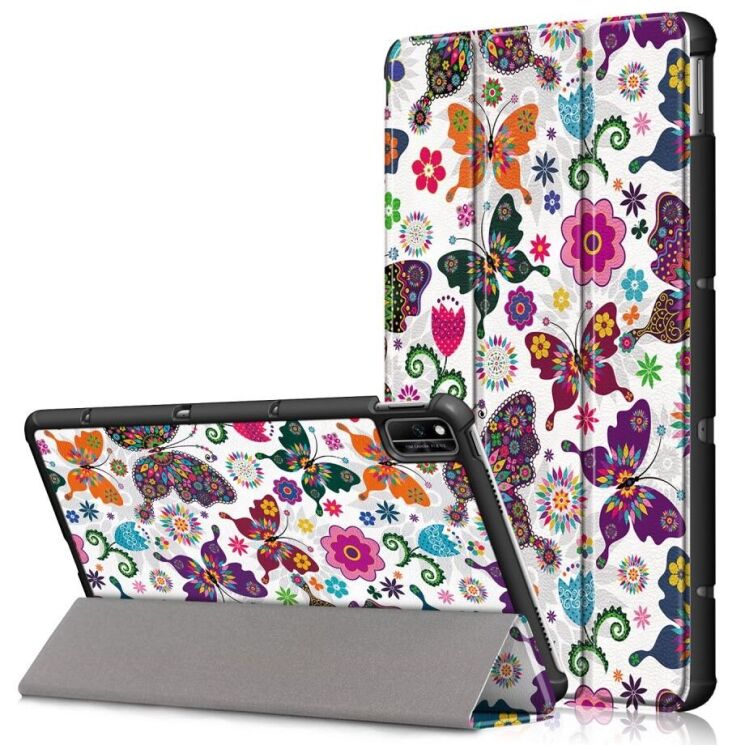 Чехол UniCase Life Style для Huawei MatePad 10.4 (2020/2022) - Butterflies and Flowers: фото 1 из 8