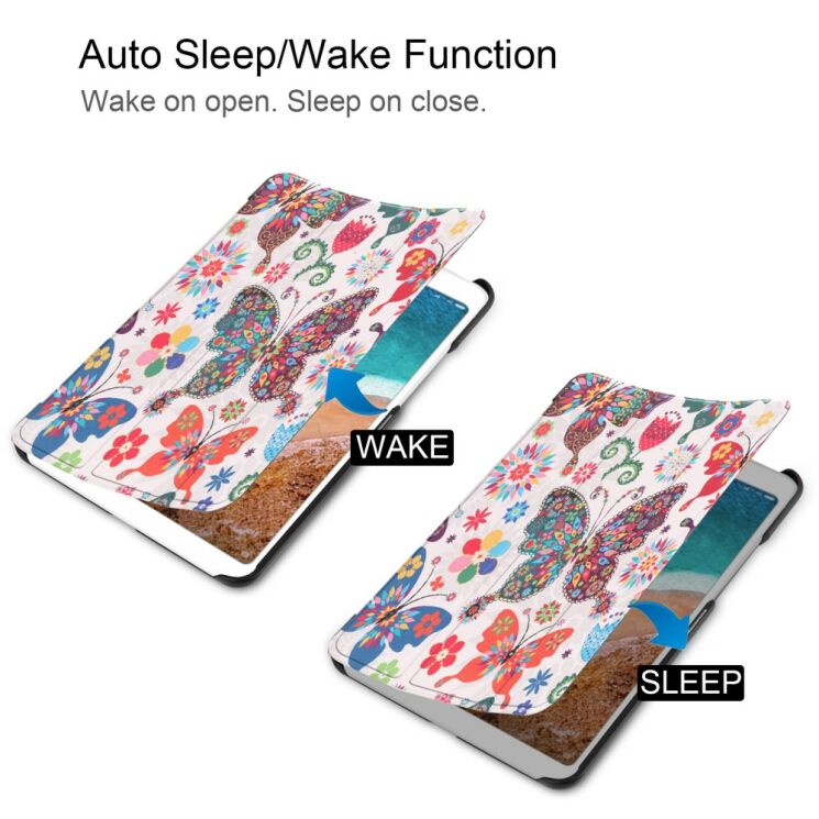 Чохол UniCase Life Style для Xiaomi Mi Pad 4 - Butterfly Flowe: фото 4 з 7