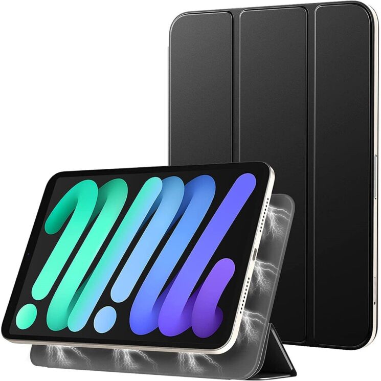 Чехол UniCase Magnetic Slim для Apple iPad mini 6 / 7 (2021/2024) - Black: фото 1 из 7