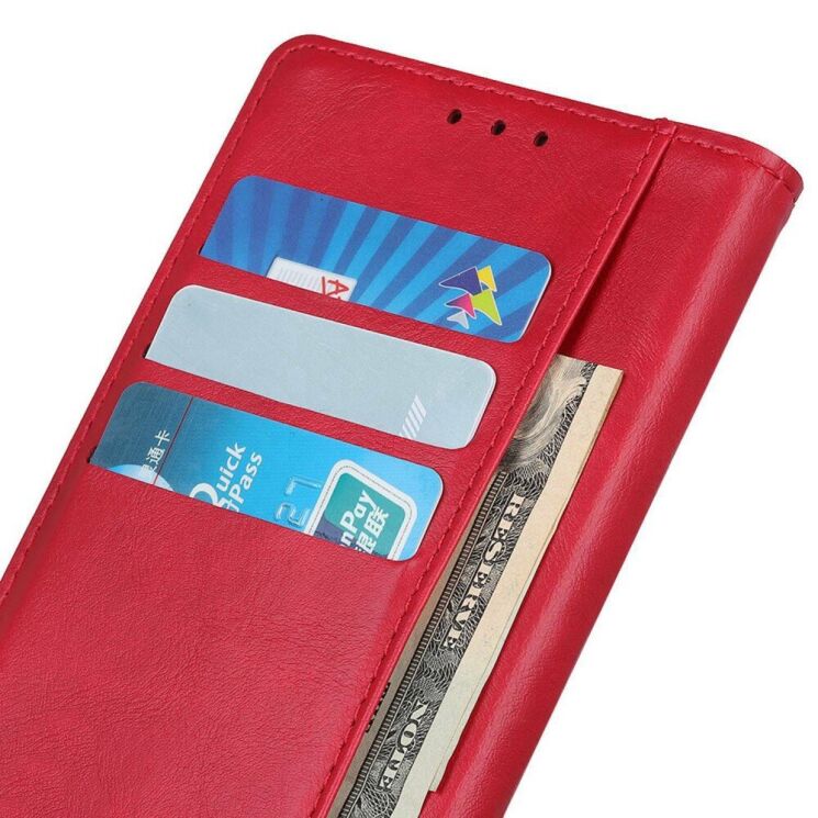 Чехол UniCase Vintage Wallet для Motorola Moto E22 - Red: фото 4 из 8