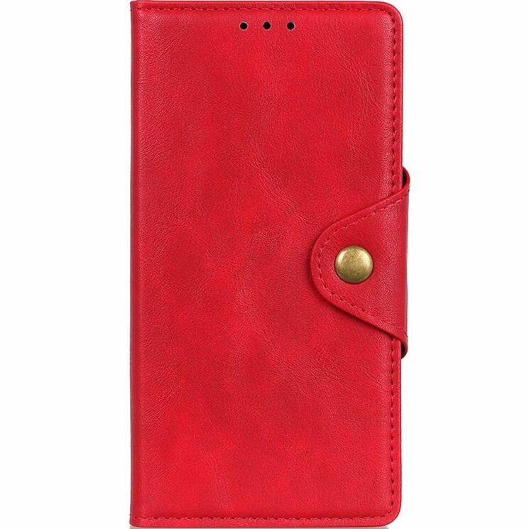 Чехол UniCase Vintage Wallet для Motorola Moto E22 - Red: фото 6 из 8