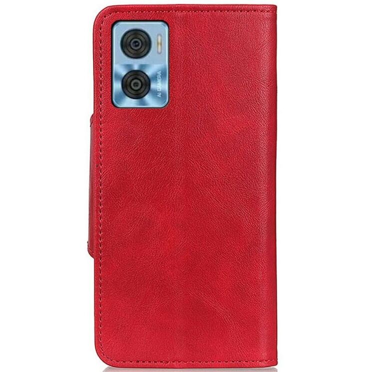 Чехол UniCase Vintage Wallet для Motorola Moto E22 - Red: фото 7 из 8
