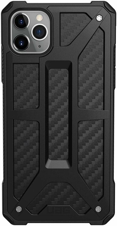 Чехол URBAN ARMOR GEAR (UAG) Monarch для iPhone 11 Pro - Carbon Fiber: фото 2 из 8