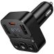 FM модулятор Hoco E87 Delta 35W (Type-C + 2USB) - Black (923312B). Фото 5 из 9
