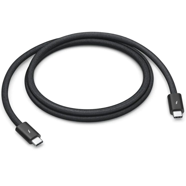 Кабель Apple Thunderbolt 4 Type-C to Type-C (100W, 1m) MU883 - Black: фото 2 из 3