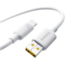 Кабель Baseus Foamed Silicone USB to Type-C (100W, 1m) E0426801 - White: фото 1 з 5