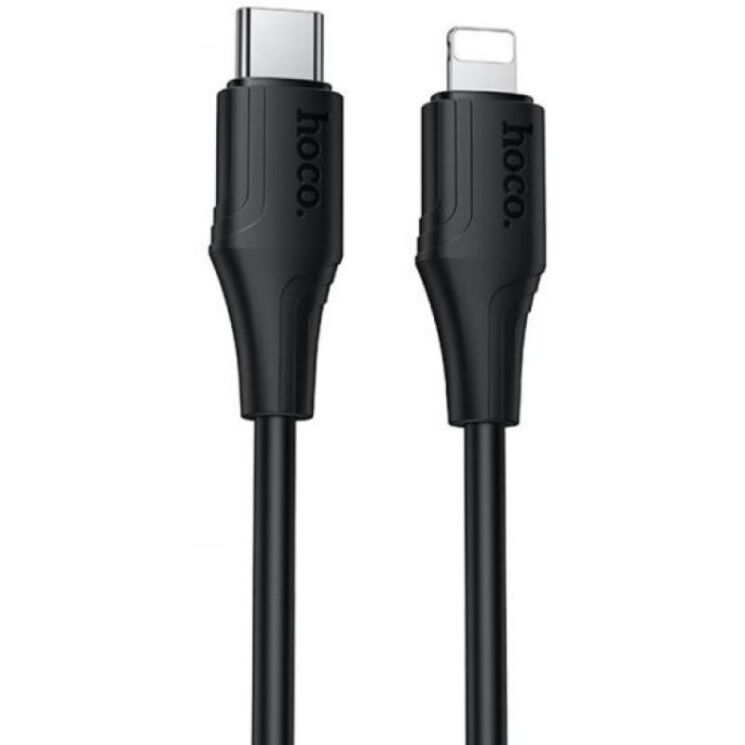 Кабель Hoco X124 Type-C to Lightning (27W, 3A, 1m) - Black: фото 1 з 7