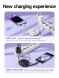 Кабель з комплектом адаптерів Hoco U140 Retractable - Black (896423B). Фото 8 з 14