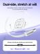 Кабель з комплектом адаптерів Hoco U140 Retractable - Black (896423B). Фото 9 з 14