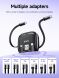 Кабель з комплектом адаптерів Hoco U140 Retractable - Black (896423B). Фото 6 з 14