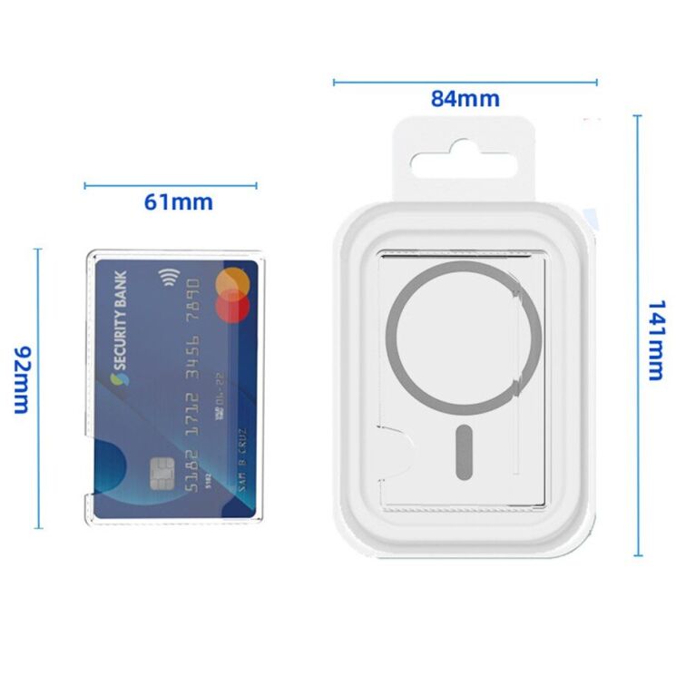 Кардхолдер Reframe Magnetic Slim - Transparent: фото 9 з 9