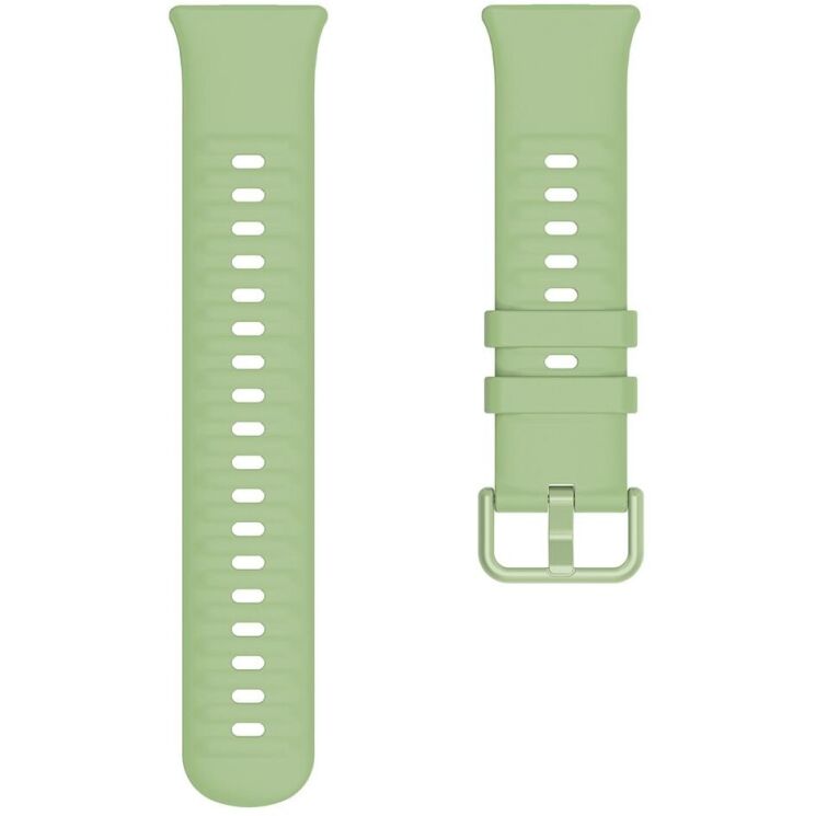 Комплект (чохол і ремінець) Deexe Silicone Set для Huawei Watch Fit 3 - Green: фото 5 з 9