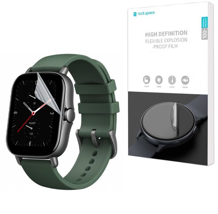 Комплект плівок (6 шт) RockSpace Watch Film для Xiaomi Amazfit GTS 2e: фото 1 з 6