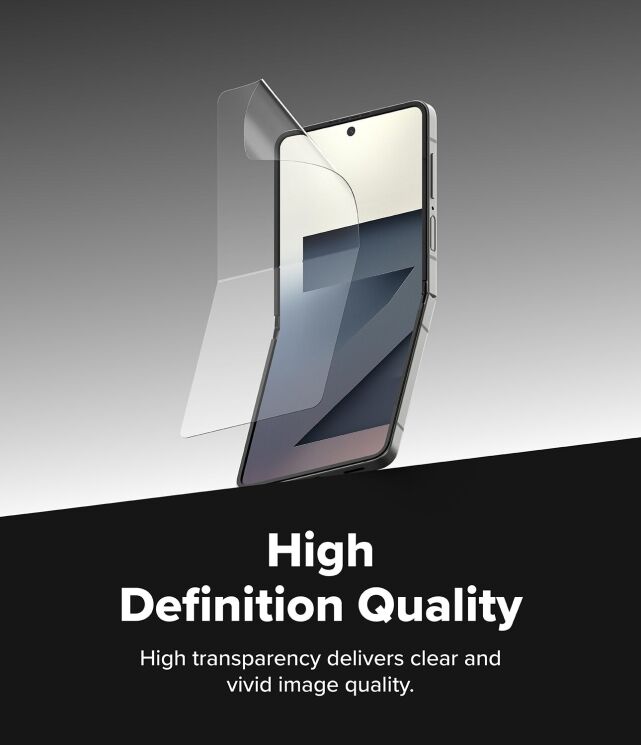 Комплект защитных пленок Ringke Dual Easy Pro для Samsung Galaxy Flip 7 (8800293855880): фото 13 из 20