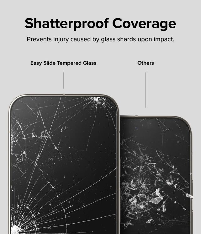 Комплект защитных стекол (2шт) Ringke Easy Slide Tempered Glass для Google Pixel 9 Pro XL (8809961788895): фото 11 из 15