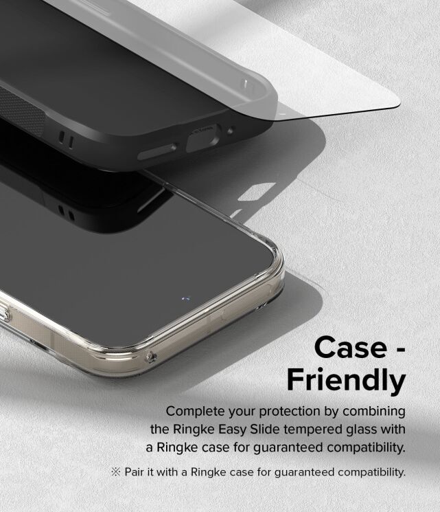 Комплект защитных стекол (2шт) Ringke Easy Slide Tempered Glass для Google Pixel 9 Pro XL (8809961788895): фото 12 из 15