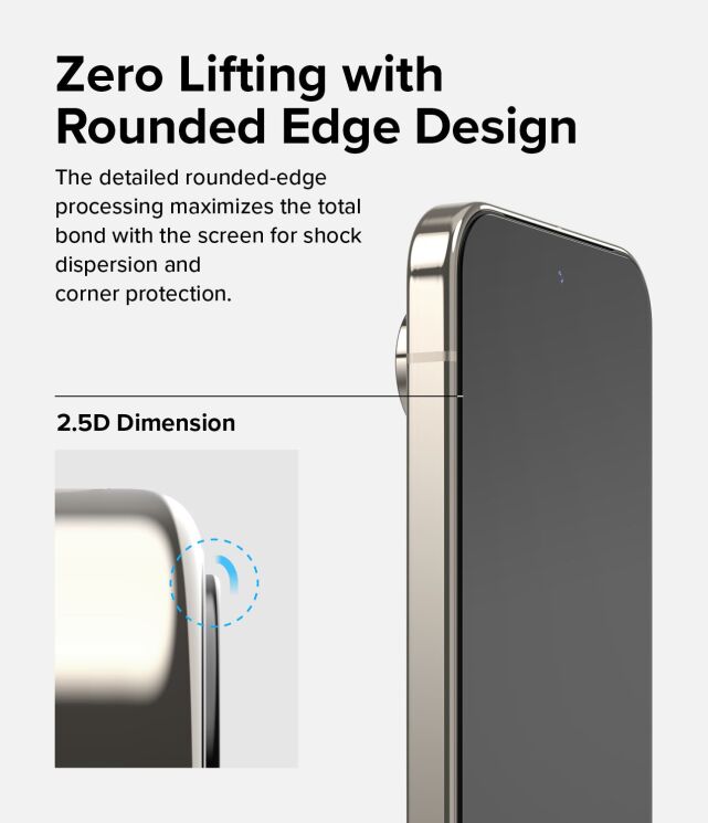 Комплект защитных стекол (2шт) Ringke Easy Slide Tempered Glass для Google Pixel 9 Pro XL (8809961788895): фото 8 из 15