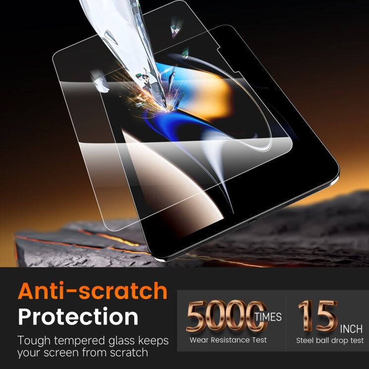 Комплект защитных стекол PANDASHIELD Clear AR для iPad mini 6 / 7 (2021/2024): фото 4 из 6