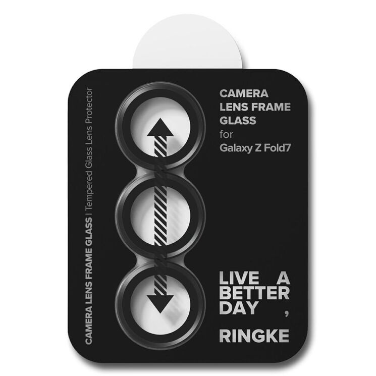 Комплект защитных стекол Ringke Camera Lens Frame Glass для Samsung Galaxy Fold 7 (8800293855484) - Black: фото 4 из 18