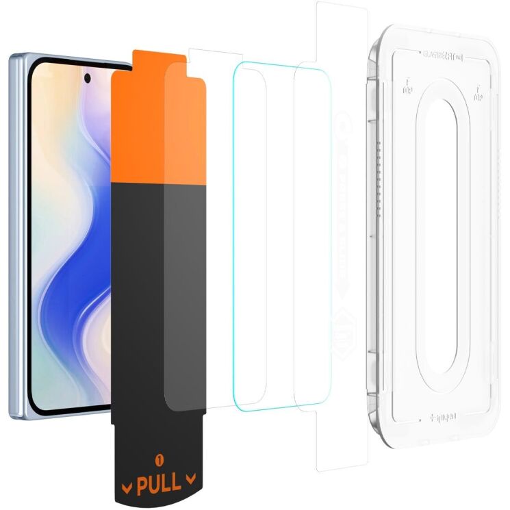 Комплект защитных стекол Spigen GLAS.tR EZ Fit Pro (FP) для Google Pixel 10 Pro Fold (AGL09665): фото 4 из 16