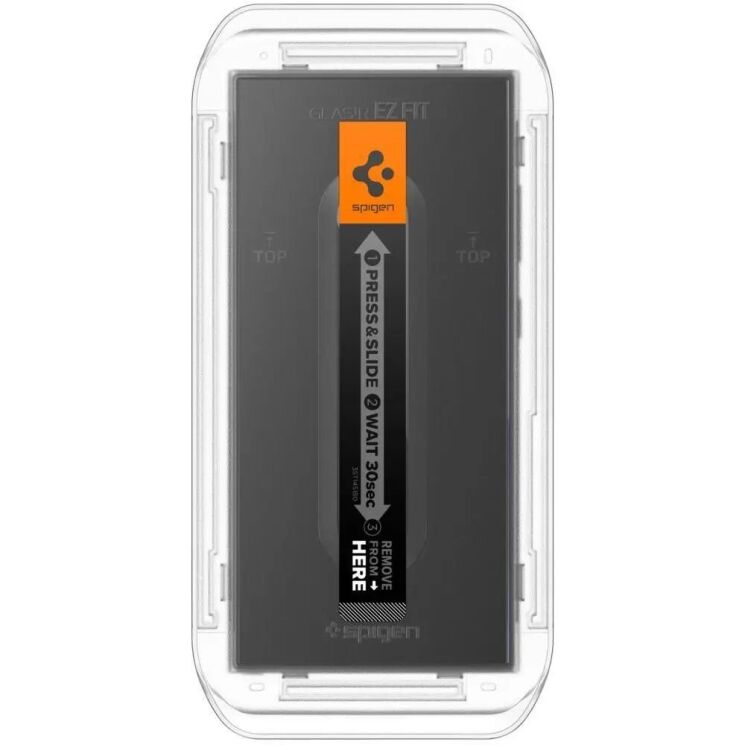 Комплект защитных стекол Spigen (SGP) GLAS.tR EZ Fit Sensor Protected для Samsung Galaxy S24 Ultra (S928): фото 4 из 10