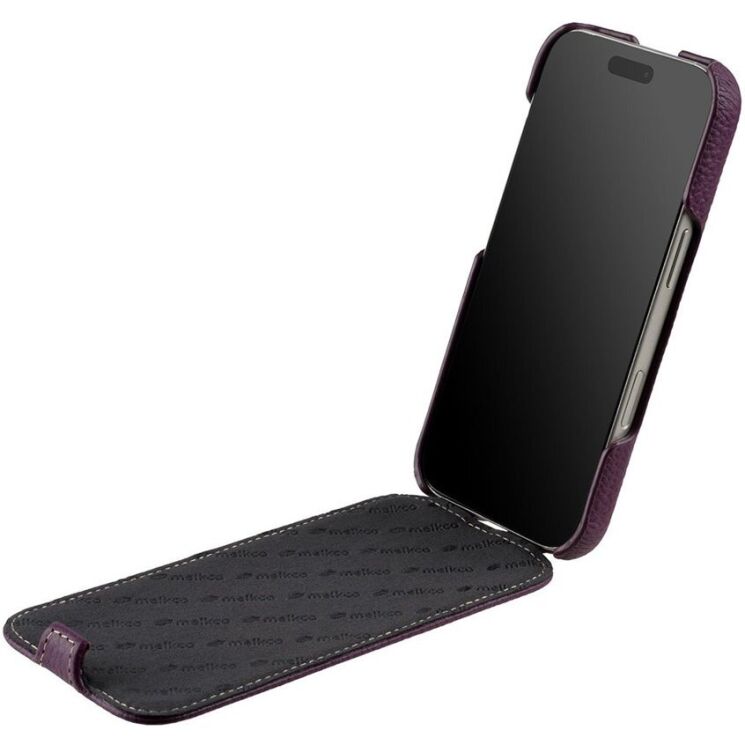 Шкіряний чохол MELKCO Jacka Type для iPhone 18 Pro - Purple (423659V) Шкіряний чохол MELKCO Jacka Type для iPhone 18 Pro - Purple: фото 2 з 5