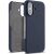 Кожаный чехол MELKCO Leather Case для Apple iPhone 16 Plus - Dark Blue: фото 1 из 5
