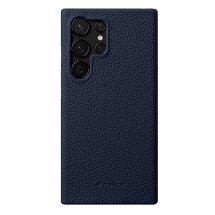 Кожаный чехол MELKCO Leather Case для Samsung Galaxy S25 Ultra (S938) - Dark Blue: фото 1 из 4